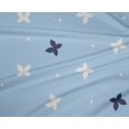 thumbnail image 5 of oneOone Polyester Lycra Baby Blue Fabric Floral & Craft Projects Decor Fabric Printed By The Yard 56 Inch Wide, 5 of 5