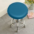 thumbnail image 2 of Sentmoon Barstools Stool Covers Round Waterproof Leather Round Bar Stool Covers Oppose Slip Round Bar Stool Seat Cover With Elastic Bands Sturdy Round Chair Stools, 2 of 7