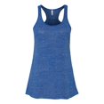 thumbnail image 1 of Bella Ladies Flowy Racerback Tank, XL, True Royal Marble, 1 of 5