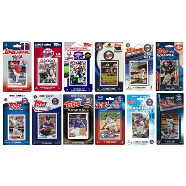 C&I Collectables TWINS1230TS MLB Minnesota Twins Ensemble d'Équipe de Cartes à Échanger sous Licence, 12 Différentes