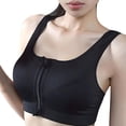 thumbnail image 1 of AherBiu Sports Bras for Women High Support Zipper Front Closure Wireless Push up Workout Bra Tops, 1 of 7