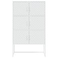 thumbnail image 3 of vidaXL Highboard White 80x35x135 cm Steel, 3 of 5
