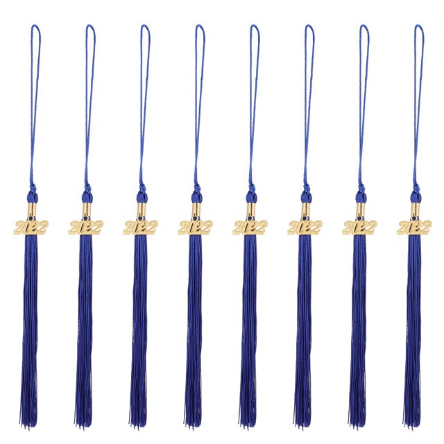8 Pcs Graduation Doctoral Hat Tassel DIY Charm Hanging Tassel Pendants