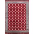 thumbnail image 1 of Ahgly Company Machine Washable Indoor Rectangle Industrial Modern Rosy Brown Pink Area Rugs, 6' x 9', 1 of 7