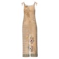 thumbnail image 4 of XZNGL Womens Rompers and Jumpsuits for Summer Women Printed Summer Sleeveless Pockets Backless Loose Long Playsuits Rompers Jumpsuit, 4 of 5