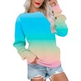 thumbnail image 1 of 2023 Chandail en Molleton Mode pour Femmes 50 % de Réduction Liquidation Col Rond Mode Décontractée Manches Longues Imprimé Chandail en Molleton Haut Blouse, 1 of 1