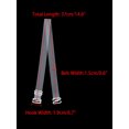 thumbnail image 3 of INSPIRE CHIC Soutien-Gorge Invisible Ajustable Uni pour Femme Bretelles Noir 2+blanc, 3 of 4