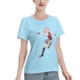 thumbnail image 2 of Women's Basic Short Sleeve T-Shirt Naruto Sakura, 2 of 6