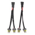 thumbnail image 1 of Headlight Lamp Wiring Harness Adapter,2pcs 9005 9006 Male Headlight Maleto Female Conversion Wire Headlight Wiring Connector Harness Cutting-Edge Features, 1 of 5