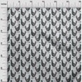 thumbnail image 3 of oneOone Cotton Cambric Light Gray Fabric Rooster Cock Sewing Craft Projects Fabric Prints By Yard 56 Inch Wide-PG, 3 of 4