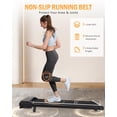thumbnail image 4 of Walking Pad with Incline, 2.5HP Under Desk Treadmill for Home & Office, 2-in-1 Compact Walking & Jogging Machine with Remote Control & LED Display, 4 of 6