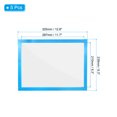 thumbnail image 2 of Unique Bargains 8"x12" Magnetic Display Frame A4 Adhesive Magnetic Sign Holder Blue 5 Pack, 2 of 6