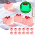 thumbnail image 2 of WRKEKC Clearance 12pcs Christmas Luminous Mini Gift Box Micro Small Ornaments Transparent Gift Box DIY Small Accessories, 2 of 6