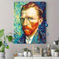 thumbnail image 4 of Van Gogh Starry Night Textured Canvas Wall Art 15.75x11.81 Inches, 4 of 8