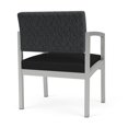 thumbnail image 5 of Lenox Steel Reception Oversize Guest Chair / Silver Steel / Dark Gray / Black, 5 of 5