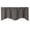 Dark Gray, variant on Extra Wide Short Valance Curtains for Kitchen Bathroom Living Room - Microfiber Polyester Window Treatment with Bright Colors and Smooth Draping
