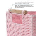 thumbnail image 4 of Panier de rangement décoratif rectangulaire en corde de papier tissée Zenna Home, 4 of 7