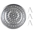 thumbnail image 4 of Plateau Vapeur en Acier Inoxydable Support de Cuisson à la Vapeur 3 Supports Ronds Type 18-30, 4 of 11