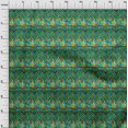 thumbnail image 4 of oneOone Cotton Flex Dark Green Fabric African Aztech Craft Projects Decor Fabric Printed By The Yard 40 Inch Wide, 4 of 4