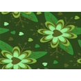 thumbnail image 1 of Ahgly Tapis Rectangulaire Lavable en Machine Intérieur Transitionnel Vert Forêt Foncé, 2 Pieds x 5 Pieds, 1 of 7