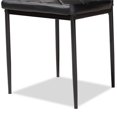 thumbnail image 4 of Baxton Studio Blaise Black Faux Leather Dining Chair (Set of 4), 4 of 5