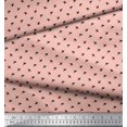 thumbnail image 3 of Soimoi Modal Satin Fabric Swallow Bird Small Print Fabric by Yard 42 Inch Wide, 3 of 3