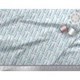 thumbnail image 3 of Soimoi Moss Georgette Fabric Lavender Shirting Printed Fabric 1 Yard 42 Inch Wide, 3 of 3