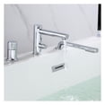 thumbnail image 4 of akuaplus® Roman Bathtub Faucet CLAUDIA with Hand Shower in solid brass - 3 Pieces., 4 of 6