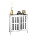 thumbnail image 1 of Costway Buffet de Rangement Armoire Porte en Verre Bahut Console Table Serveur Présentoir, 1 of 10