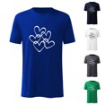 thumbnail image 5 of T-shirt Décontracté à Manches Courtes Imprimé Amour Blanc pour la Saint-Valentin, 5 of 5
