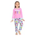 thumbnail image 1 of Komar Kids Girls' Pajama Cute Top and FunPants Sleepwear Set, 1 of 4