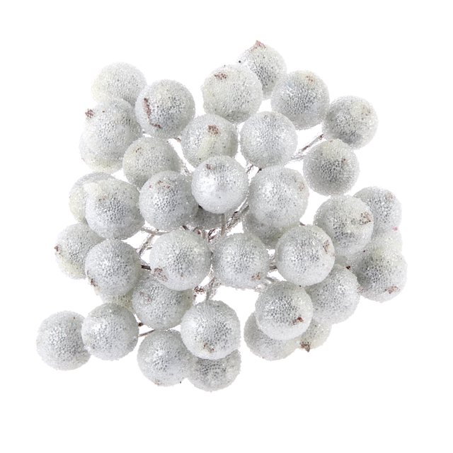jifeng 200 Pcs Bouquet Simulé Décoration Multi-Fêtes Centres de Table Blanc