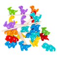 thumbnail image 1 of MERIGLARE Animal Balance Stacking Game Letter Matching Educational Wooden Balance Toys, 1 of 1