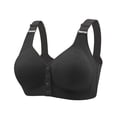 thumbnail image 1 of Yuzhih Seamless Front Closure Bras for Women No Underwire with Support Bra Full Coverage Soft Bralettes, 1 of 5