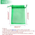 thumbnail image 4 of ORUYROP 100pcs Drawstring Organza Jewelry Candy Pouch Party Wedding Favor Gift Bags (8x12, Green), 4 of 7