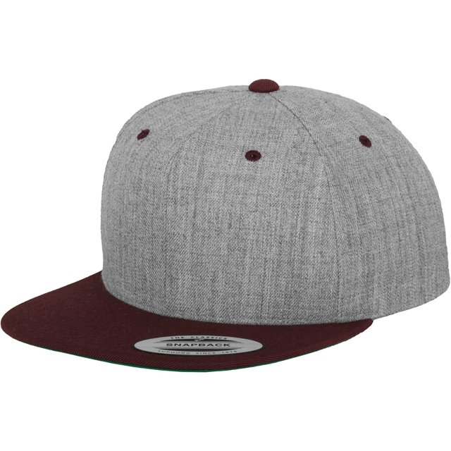 Yupoong Casquette Snapback Premium Classique pour Hommes 2 Tons