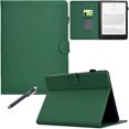 thumbnail image 1 of GSFY Case for All-new 7" Kindle Paperwhite 12th Gen & Kindle Colorsoft Signature Edition 2024 Release, Smart Premium PU Leather Wallet Stand Protective Cover Auto Sleep Wake, Green, 1 of 7