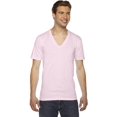 thumbnail image 1 of American Apparel T-Shirt Unisexe à Manches Courtes Col en V, TP, Rose Clair, 1 of 1