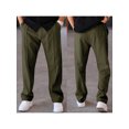 thumbnail image 2 of FOCUSNORM Men's Tapered Joggers Lightweight Drawstring Elastic Waist Solid Color Athletic Workout Pants Trousers, 2 of 9