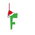thumbnail image 1 of TopLLC Christmas Decorations Christmas Acrylic Letters Christmas Letter Ornaments Acrylic Decorations Hanging Christmas Tree Ornaments Christmas Ornaments for Party Wedding Home, 1 of 2