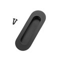 thumbnail image 1 of ZheElen Poignée de Cabinet en Acier Inoxydable Solide Invisible et Durable Plus Coordonnée Noir Circulaire Foncé, 1 of 6
