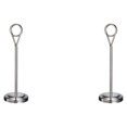 thumbnail image 3 of Baohd Contemporary Table Number Holder Photo Stand for Trendy Hotel Settings Silvery 20cm 2Set, 3 of 6