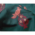 thumbnail image 4 of oneOone Silk Tabby Fabric Leaves|Bird & Floral Block Printed Craft Fabric BTY 42 Inch Wide, 4 of 4