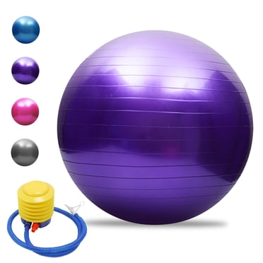 Labymos -burst Yoga Ball Thickened Stability Balance Ball Pilates Barre Physical Fitness Exercise Ball 45CM / 55CM / 65CM / 75CM Gift Air Pump