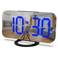 thumbnail image 2 of HOARBOEG Creative USB Charging Mirror Electronic Digital Alarm Clock LED Display Electronic Clock 6.5 Inch Large Screen Home And Office Electronic Alarm Clock Clearance Sale Holiday Gifts, 2 of 8