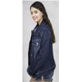 thumbnail image 1 of Women's Basic Denim Jacket Button Down Long Sleeve Ladies Stretch Jean Jackets, 1 of 6