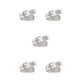 thumbnail image 3 of kurtrusly Premium Studded Belt All-match Unique Gift Various Size Metal Punk Rivet Belt For Men And Women Women Riveted Metal Belt white 110cm 5Set, 3 of 6