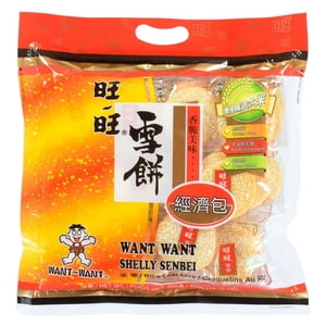 Pack familial de crackers à riz Sensbei de Shelly Want 400g