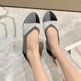 thumbnail image 4 of B91xZ Mocassin Pointu pour Femmes Confortable Bout Rond Fermé Ballerines Chaussures de Soirée Décontractées Formelles Mariage Danse, Noir 8, 4 of 5