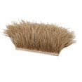 thumbnail image 4 of 1 Yard Teints Autruche Franges de Plumes Garniture Ruban Autruche Franges Embellissement Café Léger, 4 of 8